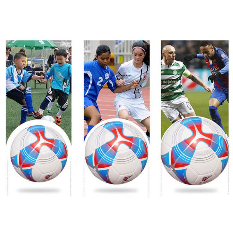 Alientech Soccer Ball PU Leather Football Wearable Explosion Proof Soccer Training and Competition Ball Size 4/5