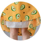 Skirts Womens Female Casual Ankle-length Skirt Summer Loose Thin A-line Skirts High Waist All-match Avocado Print Skirt