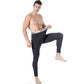 Men Winter Thermal Pants Male Autumn Tight Pants Thicken Windproof Comfortable Soft Lining High Elasticity Slim Wearable Versatile Spring Sweatpants