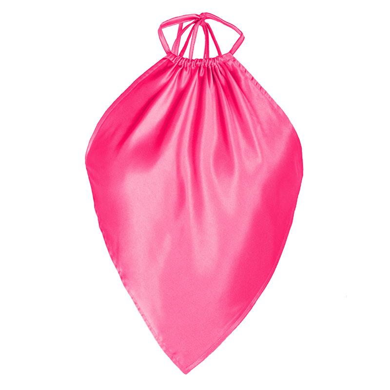 Women's Halter Vest Female Spring Summer Solid Color Apron Large Size Suspender Tops Lace-up Soft Thin Tank Vest