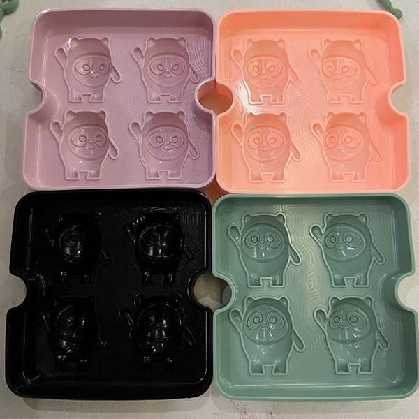 DIY Baking Cake Mold Silicone Ice Cube Mold Creative Homemade Ice Cube Mold Baking Tools Panda Mould Sugar Mold Handmade Soap Molds