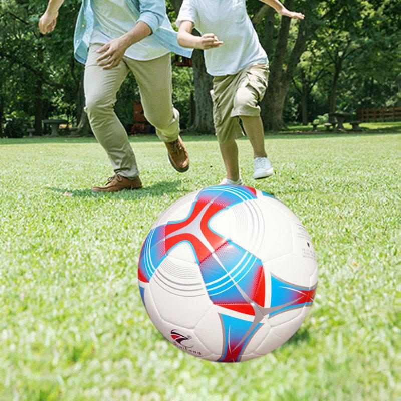 Alientech Soccer Ball PU Leather Football Wearable Explosion Proof Soccer Training and Competition Ball Size 4/5