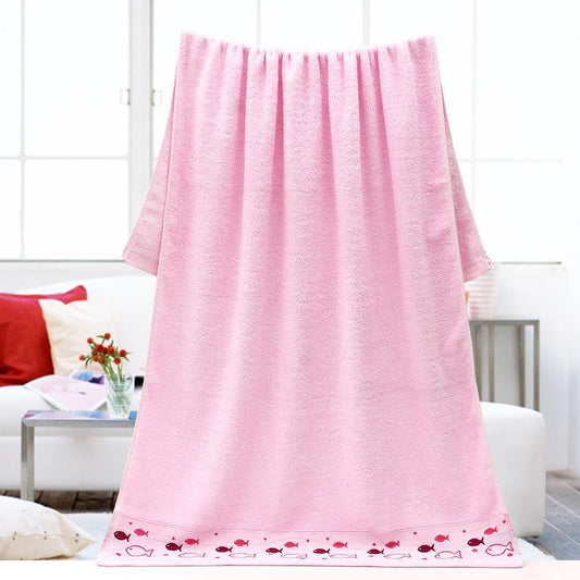 Household Bath Towels Pure Cotton Household High-grade Thickened Large Non-shedding Towels Strong Absorbent Fabrics Soft Absorbent Bathroom Towels