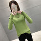 Fall/winter Pullover Turtleneck Sweater Stretch Slim Fit All-match Knit Bottoming Shirt Top Women