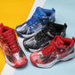 Size 31-39 Child High-top Sneakers Kids Mesh Breathable Basketball Shoes Shockproof Running Shoes Wear-resistant Deodorant Baby Shoes