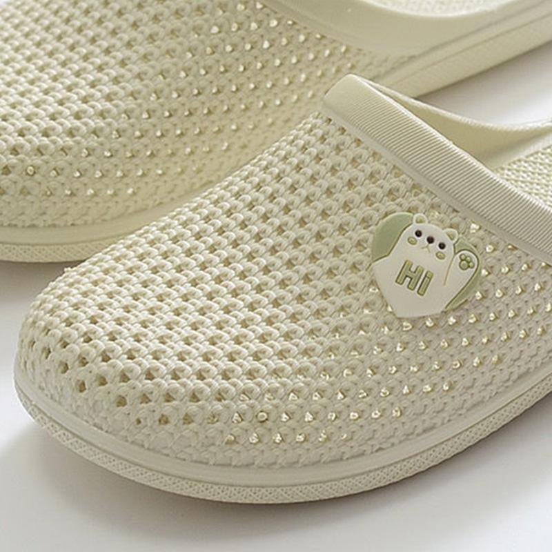 Summer Home Baotou Hole Shoes for Indoor and Outdoor Wear Non-slip Bathroom Shoes Household Sandals and Slippers
