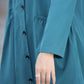 Spring and Autumn Windbreaker Women's Autumn Casual Thin Coat Jacket Mid-length