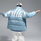 Winter Short Men's Down Jacket Chinese Style Couple Handsome Thick Warm Jacket