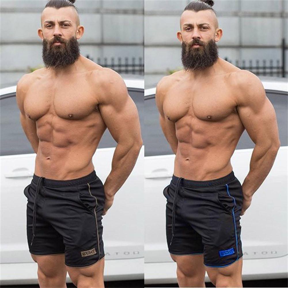 Men's Shorts Sports Training Breathable Summer Workout Fitness GYM Short Pants