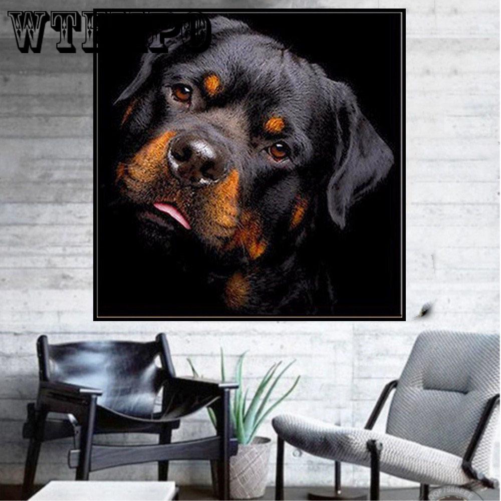 Diamond Embroidery 5D DIY dog 3D Diamond Painting Cross Stitch Pattern Home Decoration