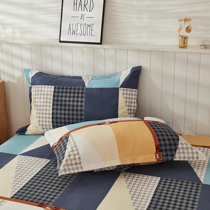 Cotton Brushed Pillowcase High-end Nordic Style Pillowcase Skin-friendly Thick Bedding