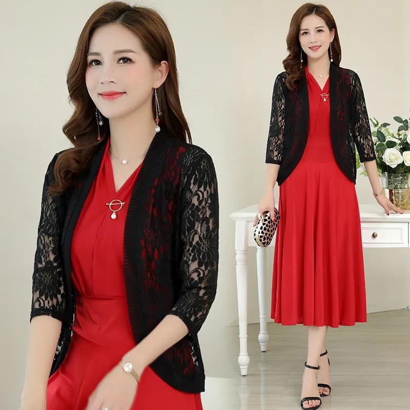 Flower Pattern Hollow Out Women Solid Color Thin Shawl Sun Protection Summer