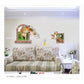 3D stereo funny giraffe stickers bedroom decoration beautification creative stickers PVC murals
