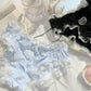 3PCS Cute Lolita Pure Desire Panties Ladies Pink Panties Female Cotton Crotch Antibacterial Japanese Girls Student Lace Briefs