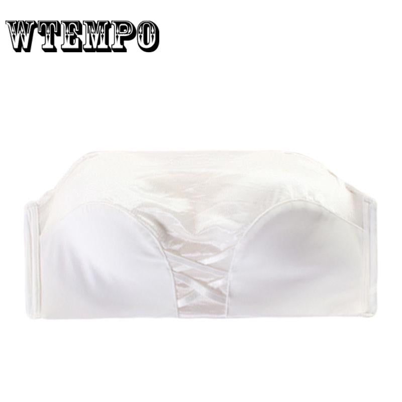Chest Underwear Fashion Strapless Women Sexy Brass Black Girls Gather Non-slip