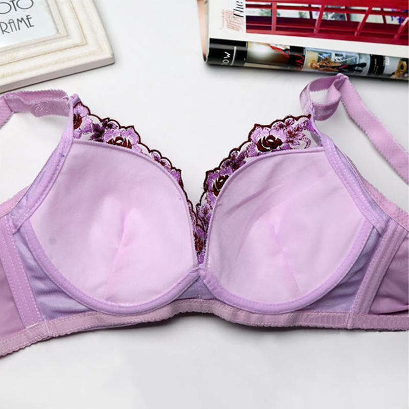 Floral Bras Sexy Push Up Bra for Women Plus Size Underwear Lingerie Thin Wire Free D Bralette Woman Push Up Bras