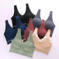 Women's Sports Underwear Gathered Without Steel Ring Vest Tube Top Bra Fitness Underwear Yoga Vest Top Beautiful Bare Breasts