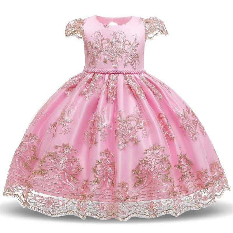 Girls Dress Elegant New Year Princess Children Party Dress Wedding Gown Kids Dresses for Girls Birthday Party Dress Vestido Wear