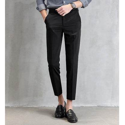 Korean Suit Pants Men's Pants Casual Long Pants Men Slack Pants Office Straight Pants