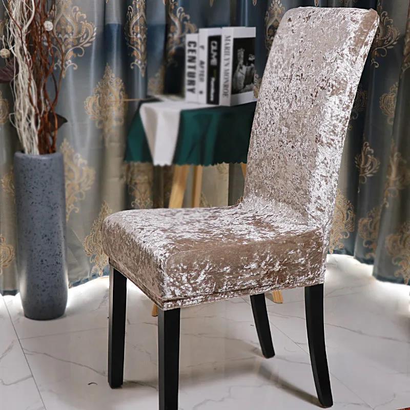Chair Cover Four Seasons General Simple Dining Table and Chair Cover Home Dining Chair Cushion Fabric One-piece Chair Cover
