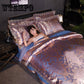 European Silk Jacquard Four-piece Fashion Lace Bed Skirt All Seasons Bedroom Home