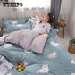 4pcs Bedding Sets  Bedclothes Queen Size Bedding Sets Duvet Cover+Bed Sheet Pillowcases