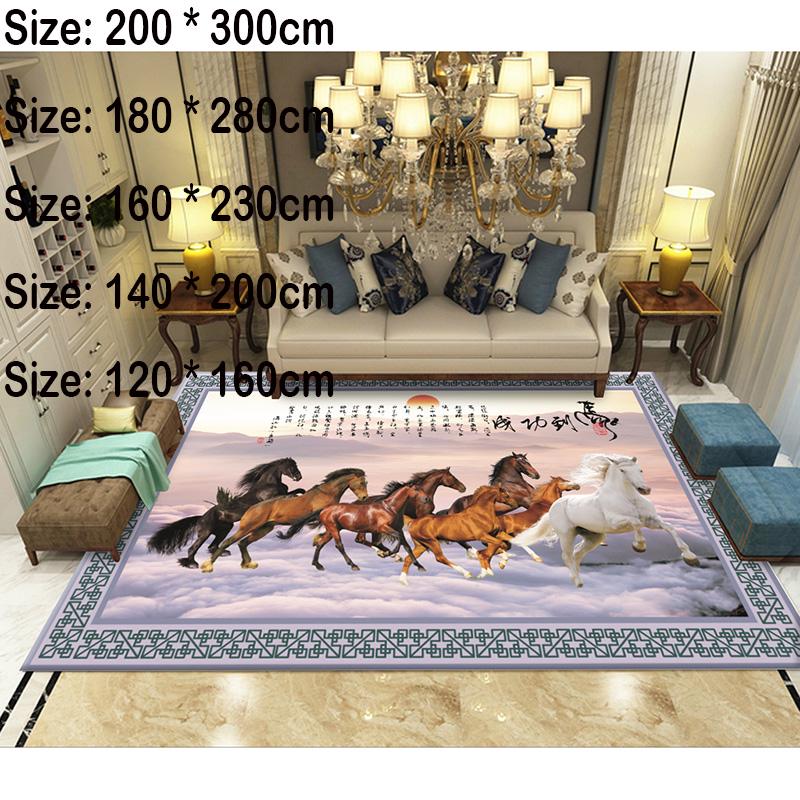 Living room carpet simple home coffee table carpet bedroom bedside carpet European court style