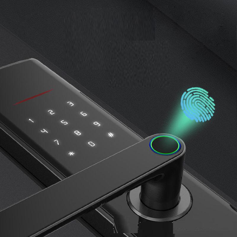 One Hand Open Fingerprint Lock Password Lock Intelligent Lock Electronic Lock Burglar Proof Door Lock Apartment Lock Smart Home