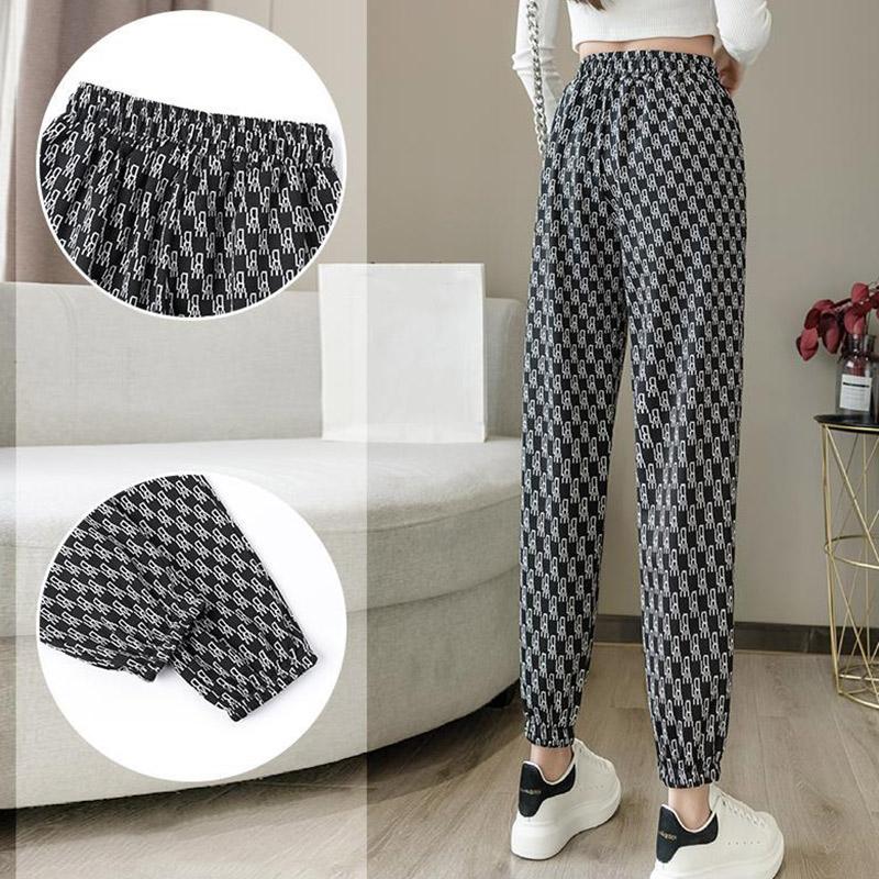 Harem Pants Women Loose Leggings Trousers Spring and Summer Thin Section High Waist Was Thin Wild Small Casual Pants Trend