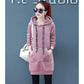 Hooded clothes Wild Large size Casual coat keep warm Winter Woman's Loose Sweatshirt Long sleeve