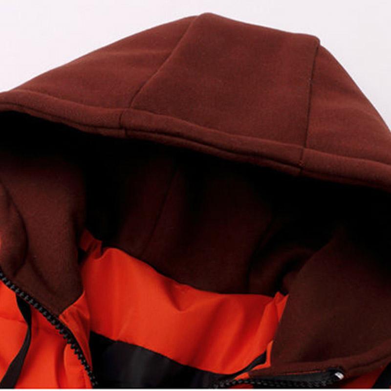 Boys' Jacket Autumn and Winter Models In The Big Boy To Overcome The Korean Version of The Plus Velvet Thick Coat Solid Color Warm Cotton Jackets