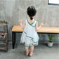Girls Dress Temperament Cheongsam Mesh Princess Skirt Chinese Style Baby Vest Skirt Sleeveless Round Neck A-line Skirt