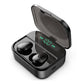 Bluetooth Earphones Mini LED Display Headphone Stero Sound 3500mah Power Bank Sport Wireless Headset