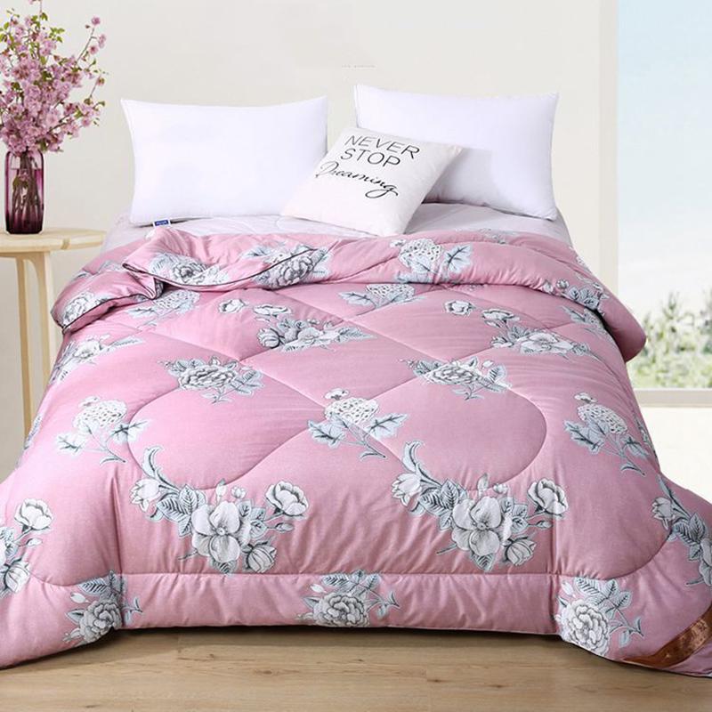 Skin-friendly Mulberry Silk Quilt Single and Double Summer Air-conditioning Quilt Spring and Autumn Quilt Warm Winter Quilt
