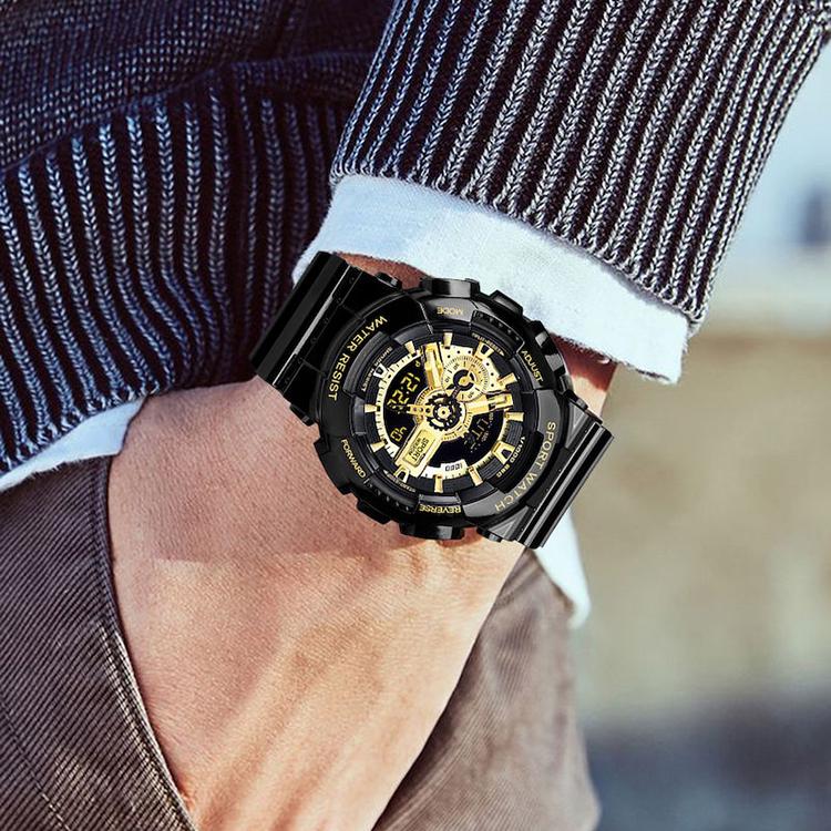 Student Sports Watch Silicone Strap Luminous Waterproof LED Digital Alarm Clock Outdoor Women Watch