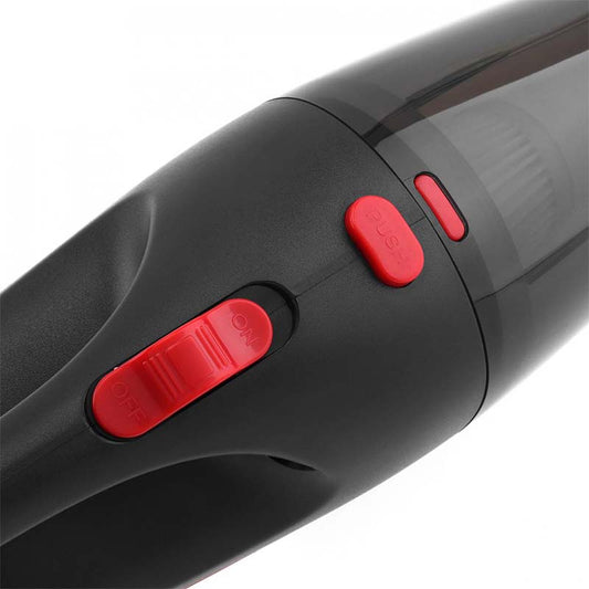 12V 120W Portable Handheld Car Dry Wet Dual-use Vacuum Cleaner with Washable HEPA Filter LED Light