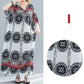 WTEMPO Plus Size Dress Summer V-Neck Long Dress Casual Bohemia Long Robe Full Length Women Dress
