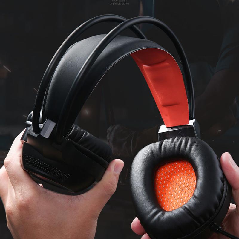 USB Interface Headset with Microphone Computer Gaming Headset Online Learning Headset