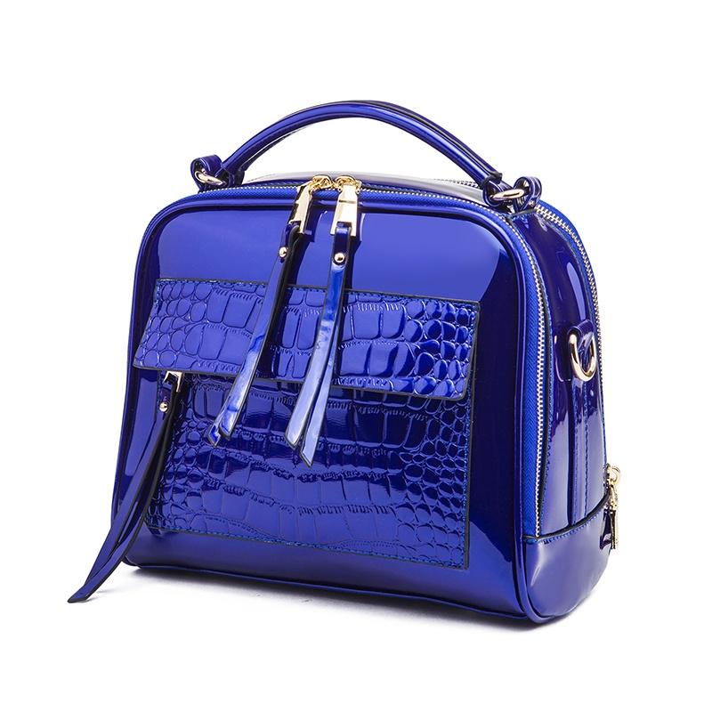 Women Leather Handbags Bag Women Crocodile Tote Female Crossbody Shoulder Bags Brand Women's