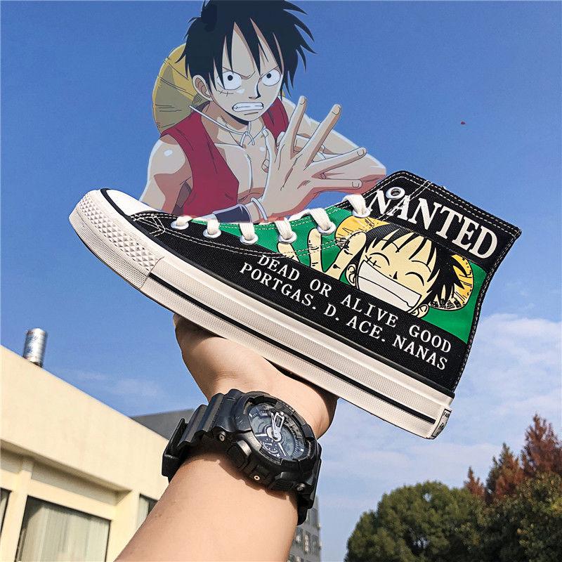 High-top shoes men Korean version of the tide shoes student canvas shoes men's shoes summer