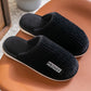 Striped Home Slipper Men Shoes Winter Home Slippers Non-slip Indoors Bedroom Floor Warm Shoes