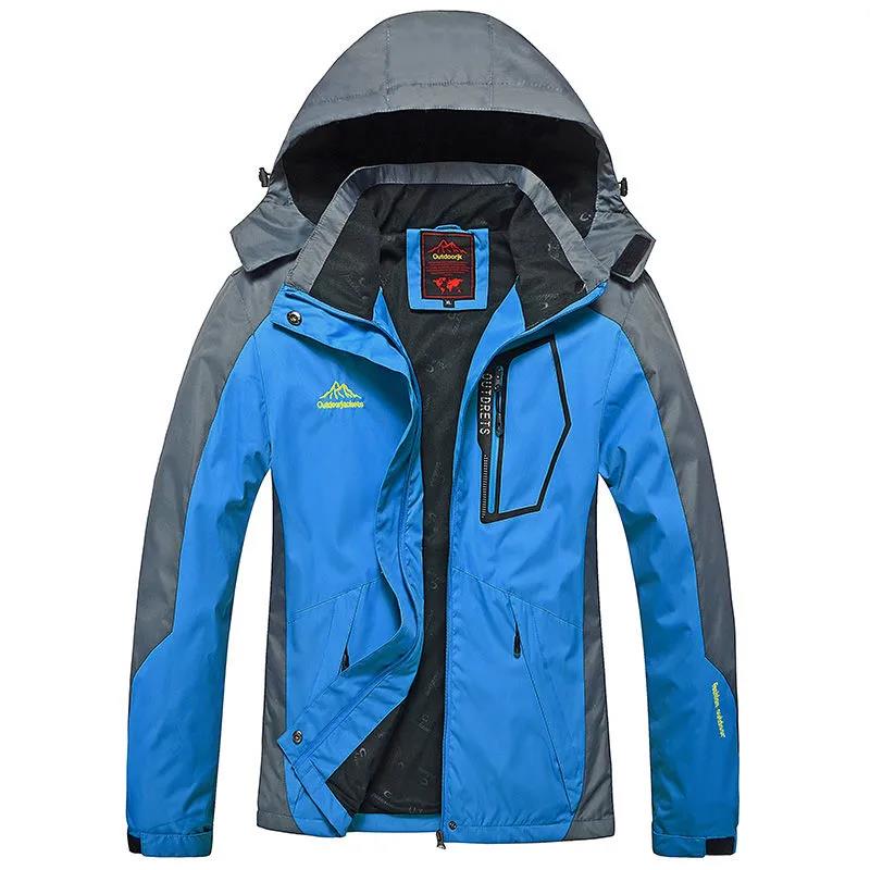 Large Size Autumn/winter Thin Jacket, Windproof, Waterproof, Wear-resistant Top, Outdoor Rock Climbing and Fishing Clothing for Female