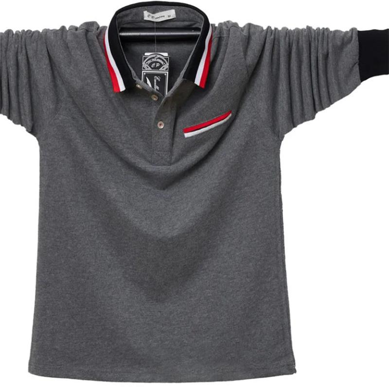 Cotton Lapel Sweater Long-sleeved Men's Sweatershirts Loose Plus Size Men's Autumn Outwear