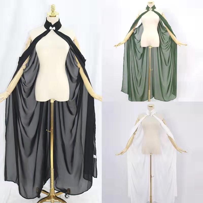 Mantle Hooded Cloak Coat Wicca Robe Medieval Cape Shawl Halloween Party Witch Wizard Cosplay Costumes, Premium Clothe Cloak, Fantasy Elven Cloak