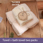 Super Absorbent and Quick-drying Two-piece Towel Bath Towel Set Is Softer Than Pure Cotton and Does Not Shed Hair Towels Household Towel Set