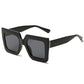 Fashion Square Sunglasses Women Brand Designer Oversized Sun Glasses Ladies UV400 For Female Big Fra
