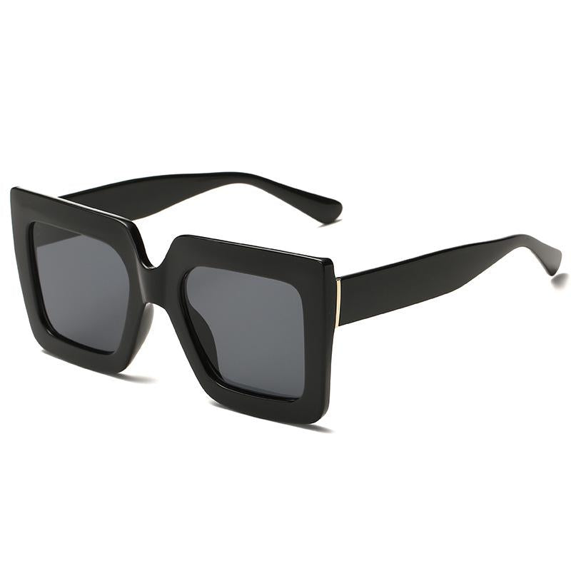 Fashion Square Sunglasses Women Brand Designer Oversized Sun Glasses Ladies UV400 For Female Big Fra