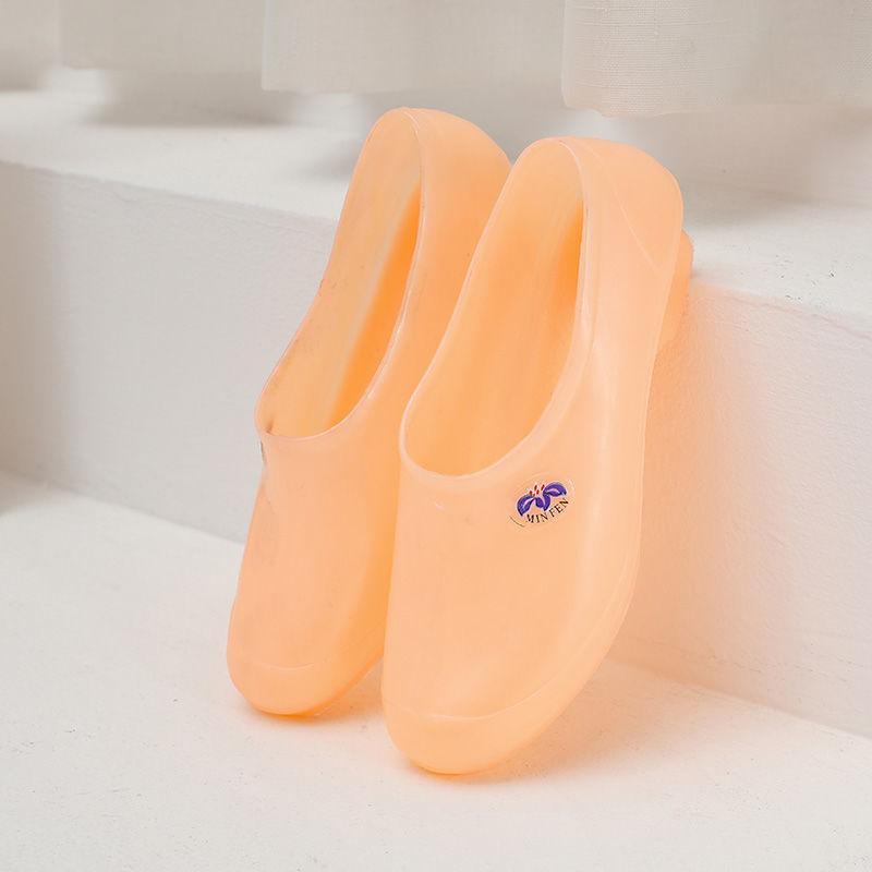 Ladies Four Seasons Rain Boots Low-top Waterproof Slippery Wear-resistant Soft Fashion Shallow Mouth Kitchen Plastic Work Shoes