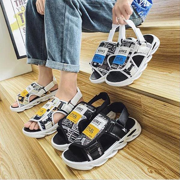 Sandals Men's Summer Men's Beach Shoes Breathable Non-slip Wear-resistant Soft Bottom Men's Dual-use Sandals and Slippers