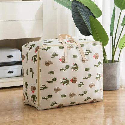 Portable Storage Bag Holder Oxford Cloth Storage Bag Plus Size Clothes Bag Moving Packing Bag